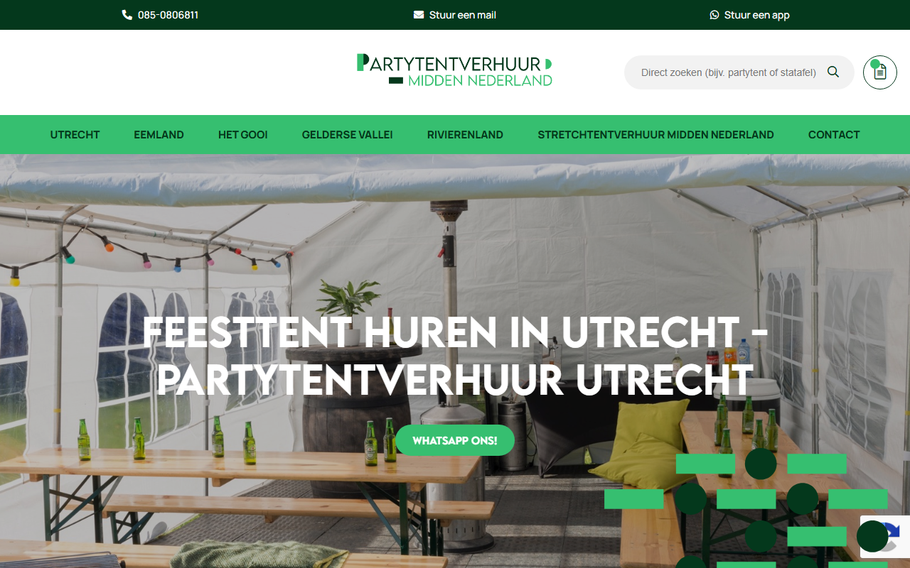 Partytentverhuur Midden Nederland