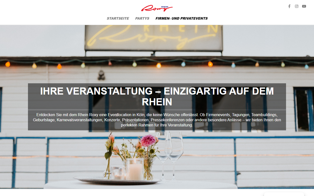 Rhein Roxy Eventschiff