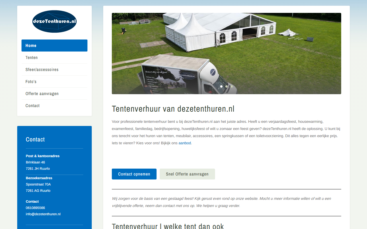 Deze Tent Huren