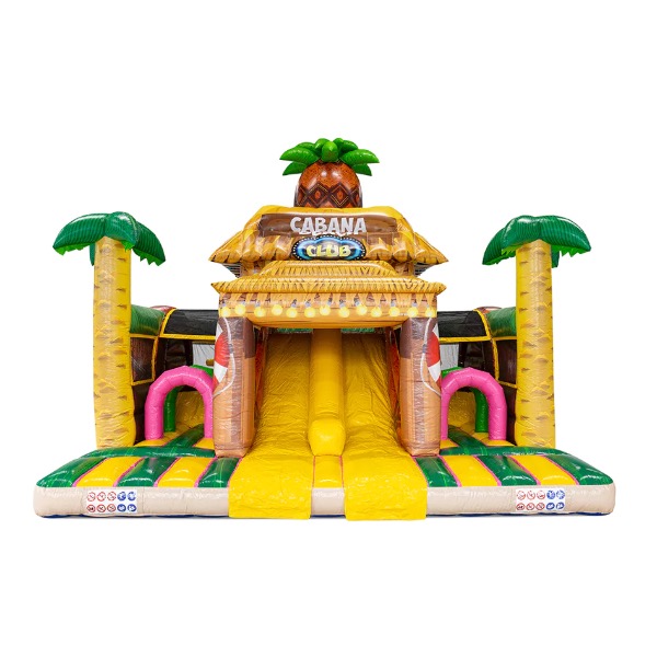 Springkussen Xtreme U Obstacle Course Cabana Club