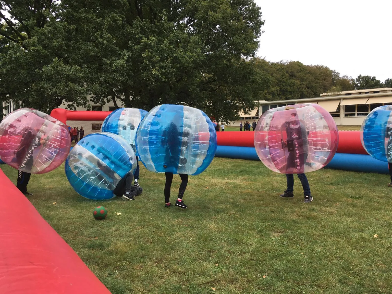 Bumpervoetbal met Boarding