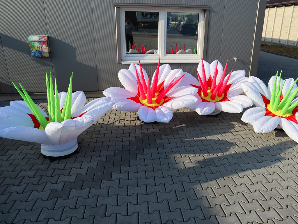 Aufblasbare Blumen 1,5m mit LED