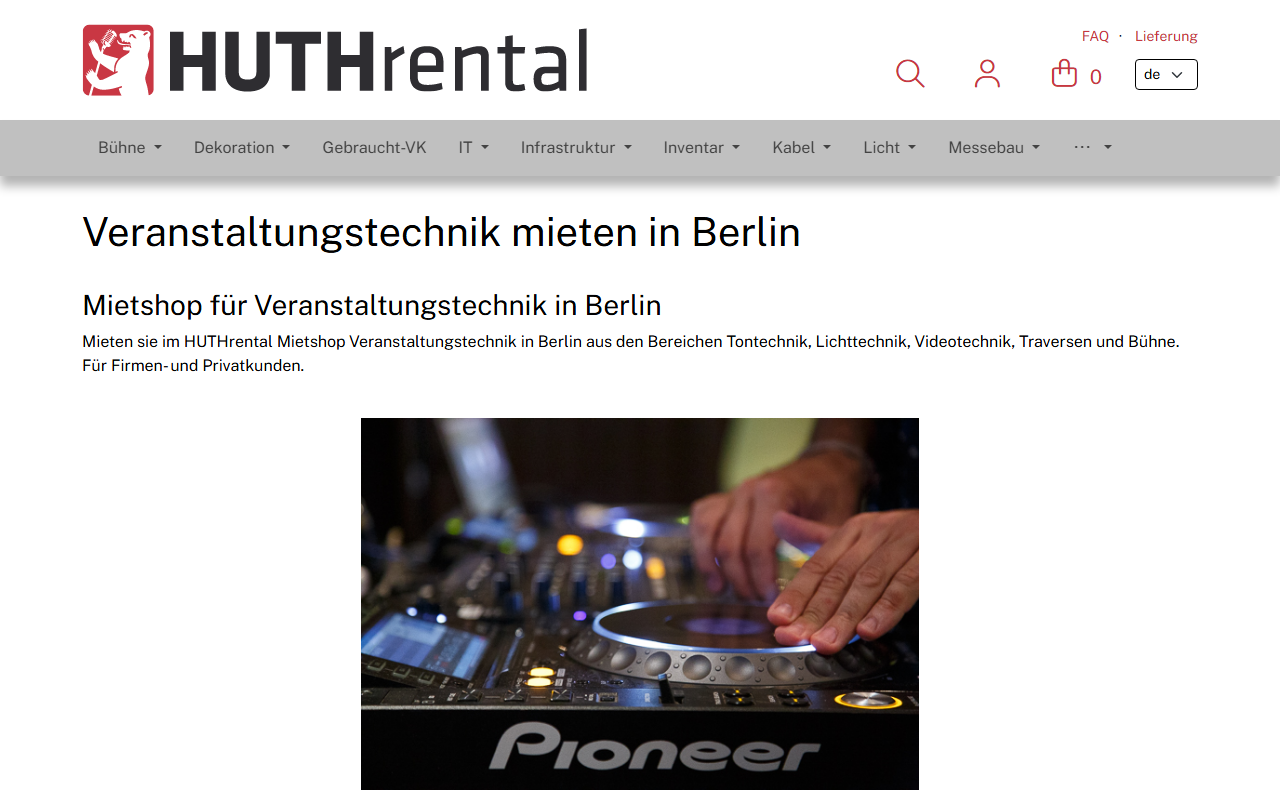 HUTHrental