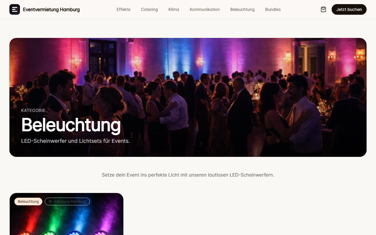 Eventvermietung Hamburg
