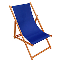 Strandliege blau