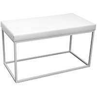 Hocker weiß 90x45