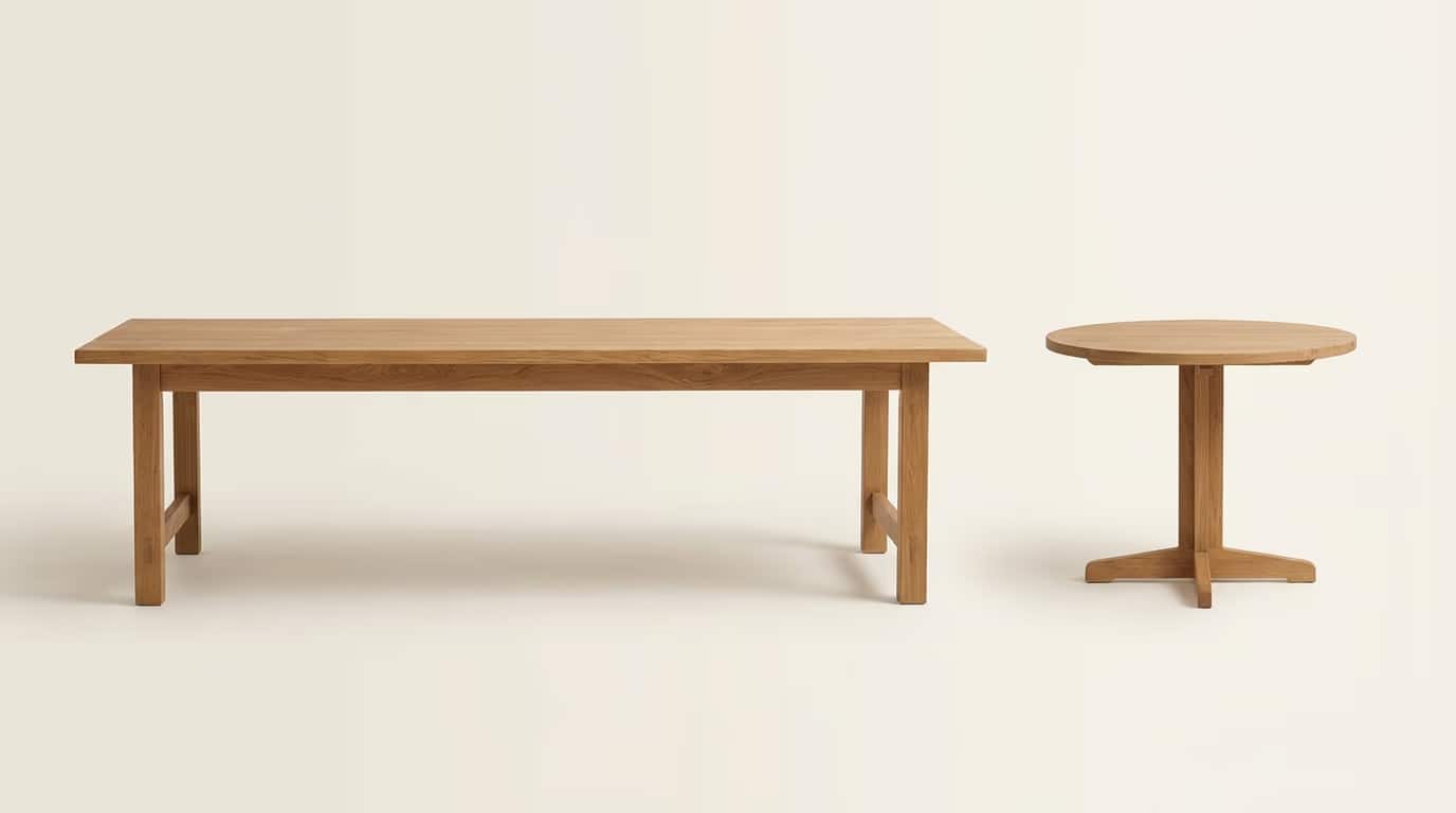 Banketttisch Eiche 220×90