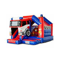 Hüpfburg Slide Combo Feuerwehr
