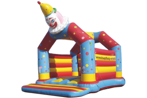 Hüpfburg Clown
