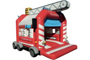 Hüpfburg Feuerwehr Klein
