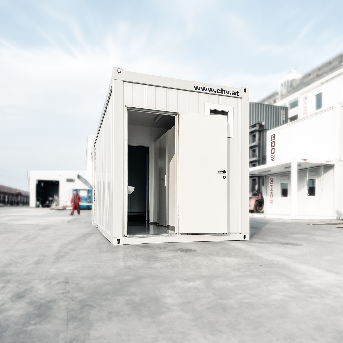 Sanitärcontainer 20 Fuß