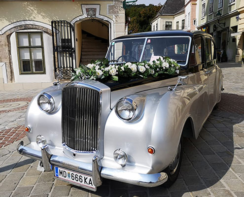 Oldtimer Princess van den Plas silber