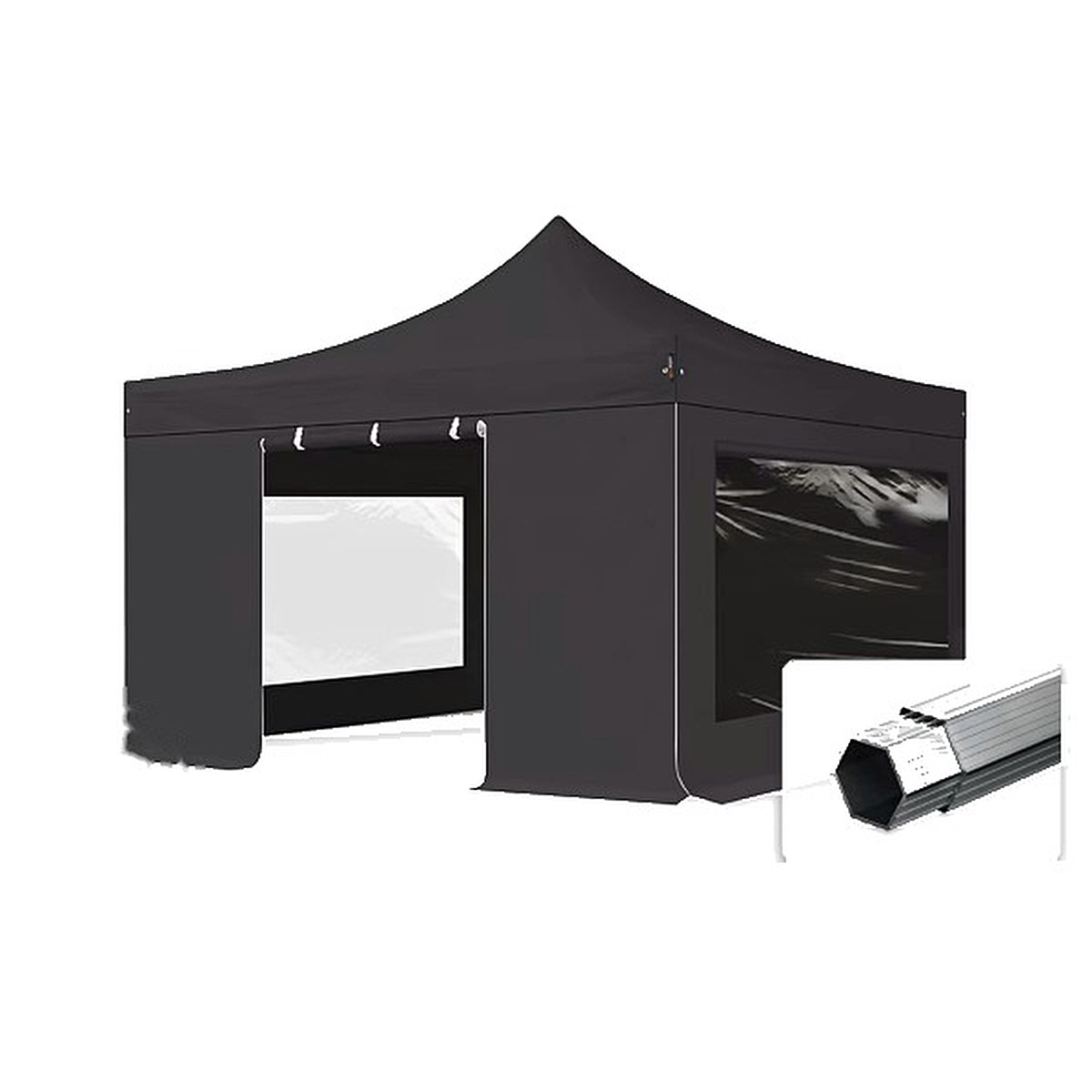 Partytent 3×3 zwart