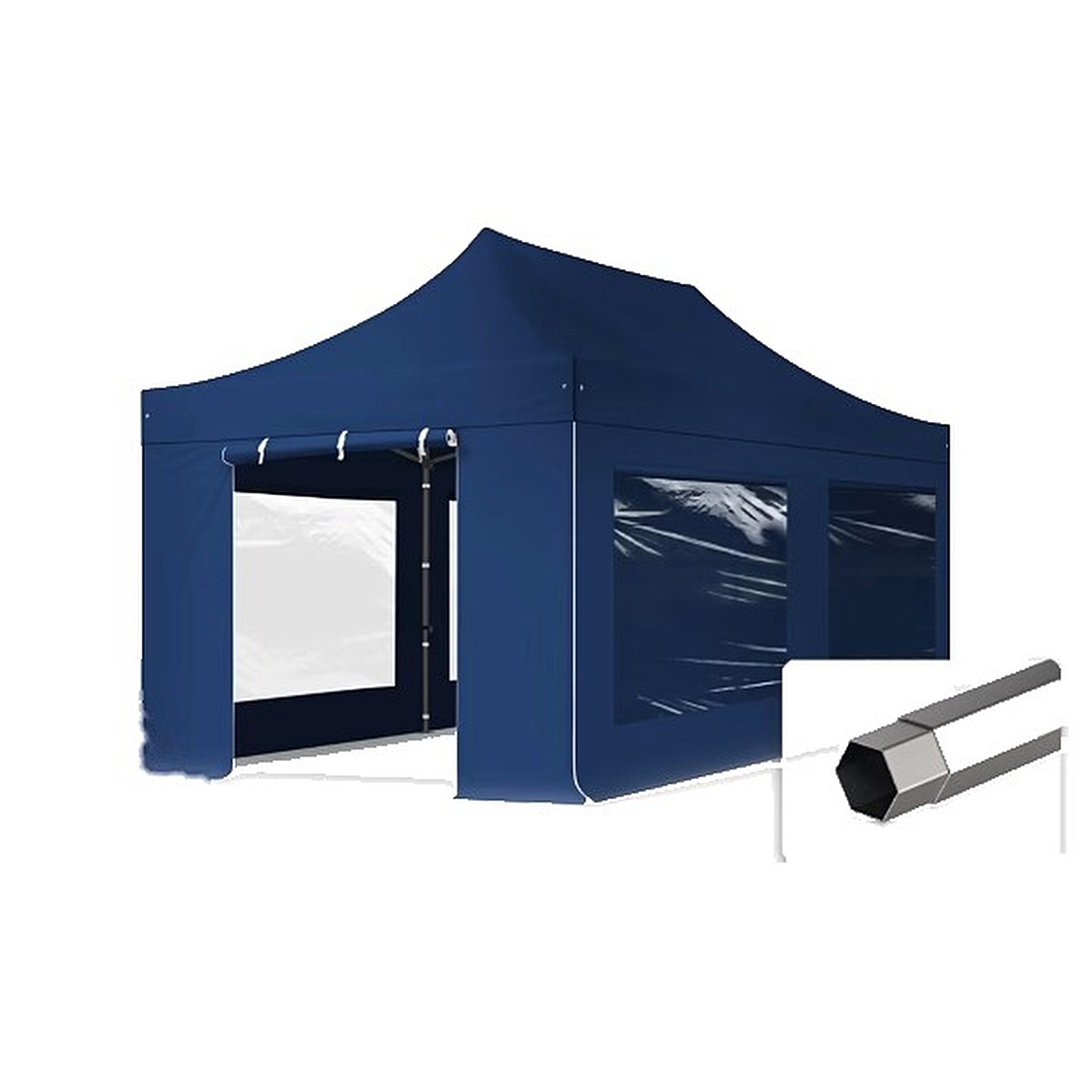 Partytent 3×6 donkerblauw