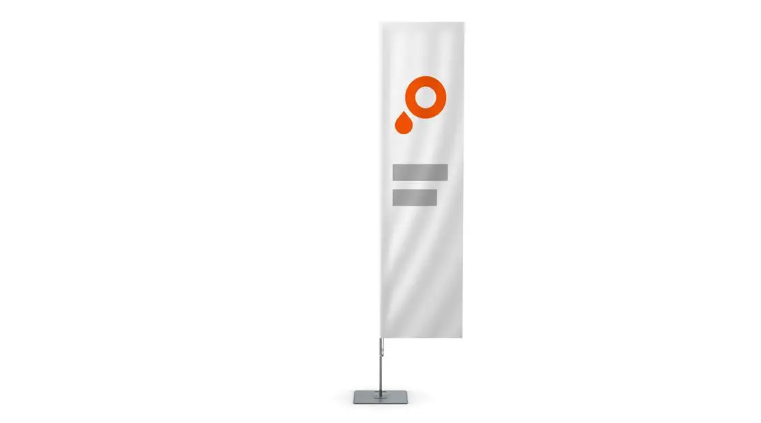 Beachflag mit Ausleger