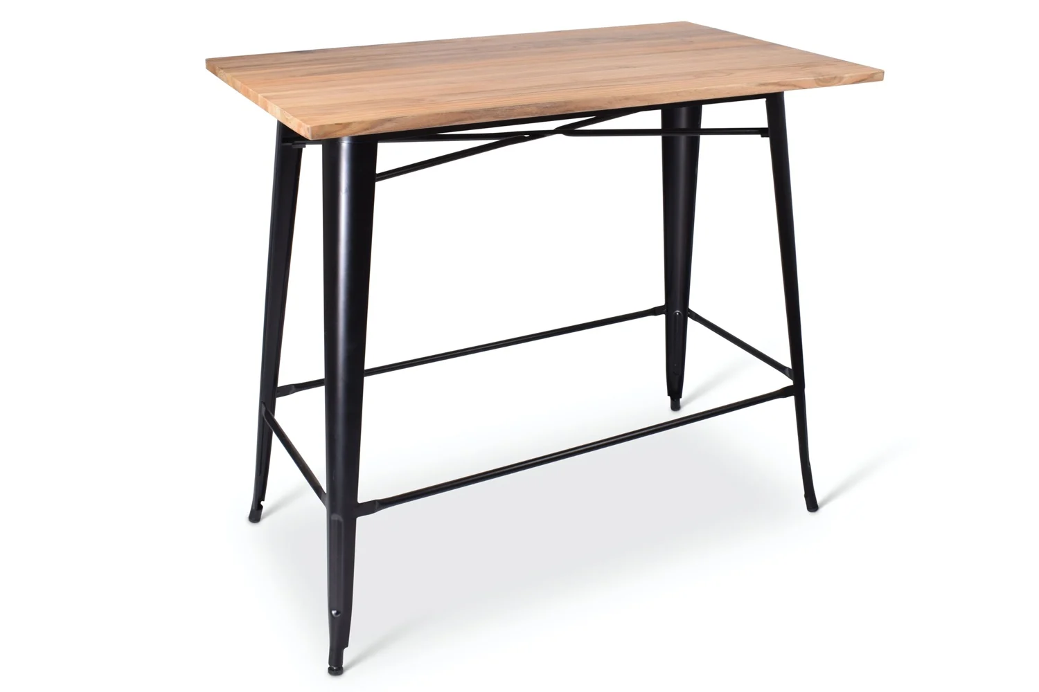 Statafel Hamburg met hout (4p)