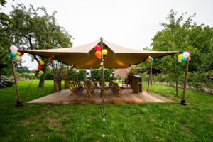 Stretchtent 6 x 7,5 meter