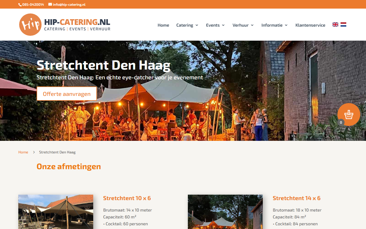 Stretchtent 20 x 12