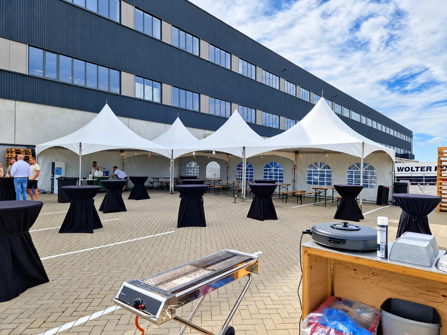 Luxe pro. PVC Pagode tent 5m x 10m (incl. opzetten)