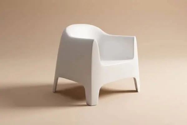 Poltrona Solid Bianca