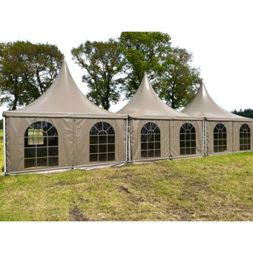 Pagodetent 3 x 3 meter - wit