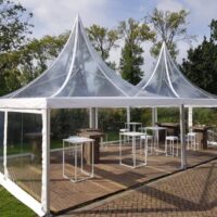 Pagode 5x5m wit