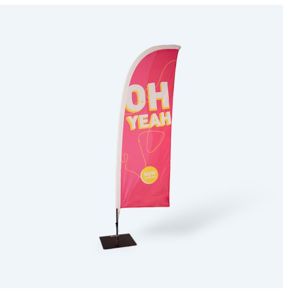 Beachflag gerade