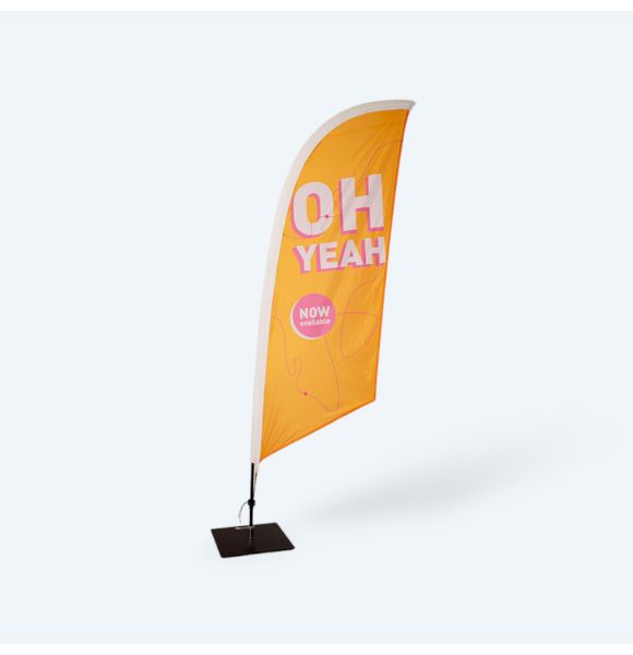 Beachflag schräge