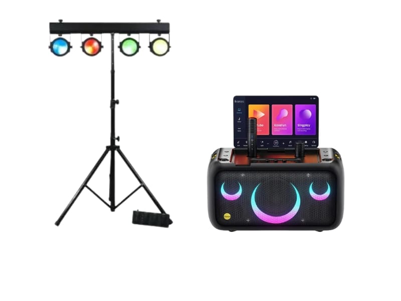 Karaoke speaker met verlichting