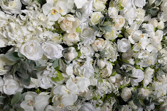 Blumenwand "Santorin"