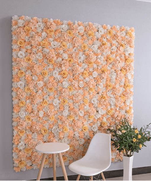 Blumenwand Sonniger Tag