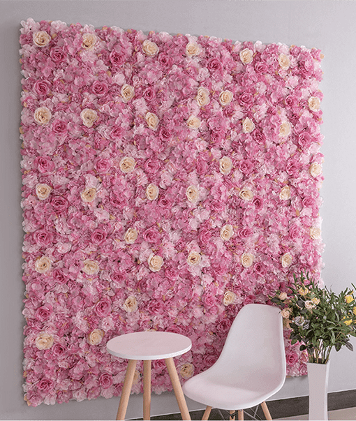 Blumenwand Morgentau