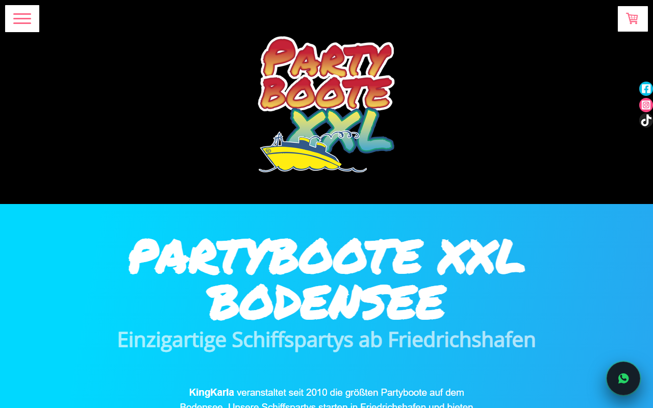 PARTYBOOTE XXL Bodensee