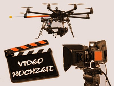 Hochzeitsfilme mit Drohnenaufnahmen