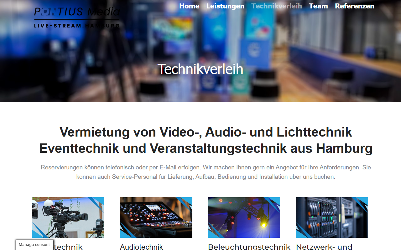 Präsentations- und Konferenztechnik-Verleih