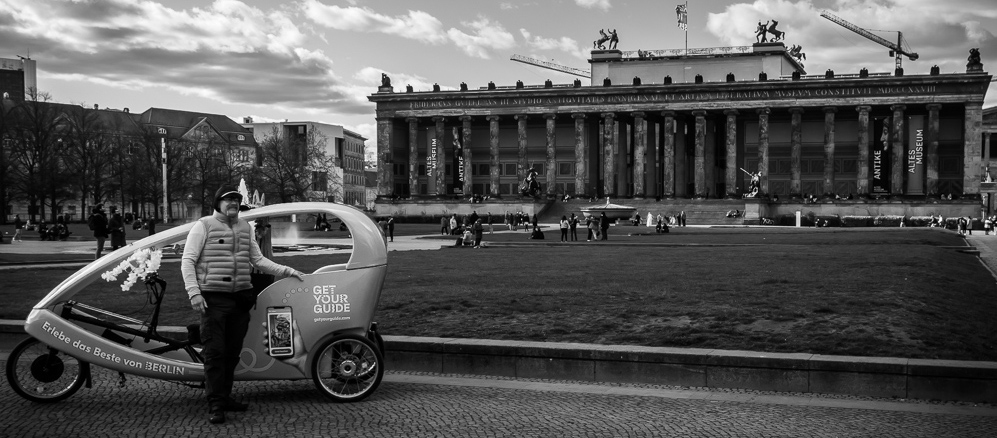 Hochzeitsfahrt mit der Rikscha