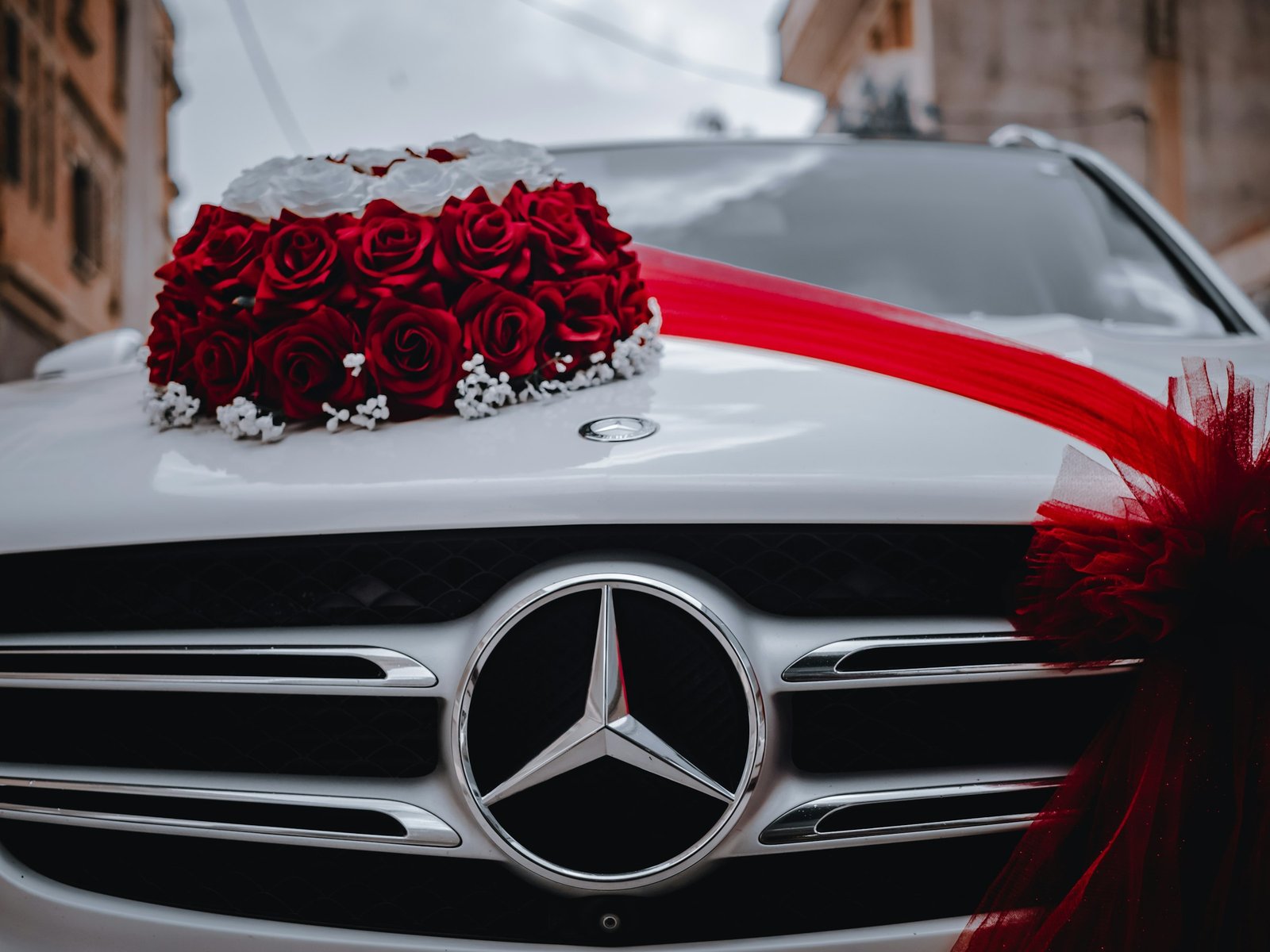 Mercedes-Limousine (Brautauto)
