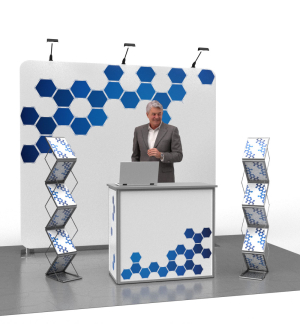 Messestand Set ZIPPER-WALL W004