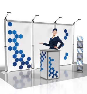 Roll-Up Messestand - ROLL-UP MODULAR W2