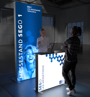 LED Messestand SEGO 1