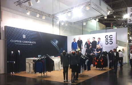 Spannstoff FabricFrame Messestand