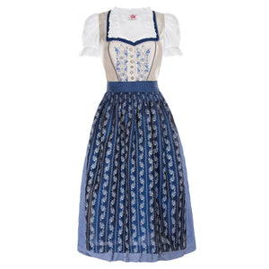 Lederhose mit Hosenträgern (Kniebund)