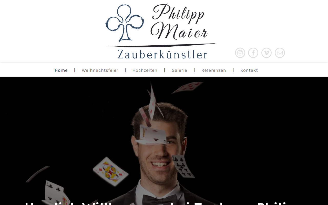Zauberer Philipp Maier
