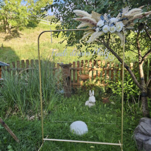 Sitzplanhalter gold Plexiglas
