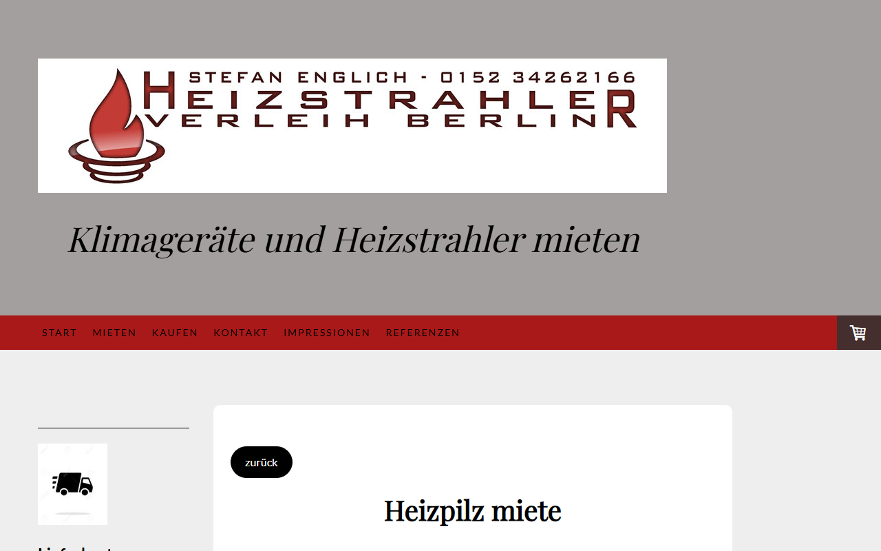 Klimageräte und Heizstrahler mieten Berlin