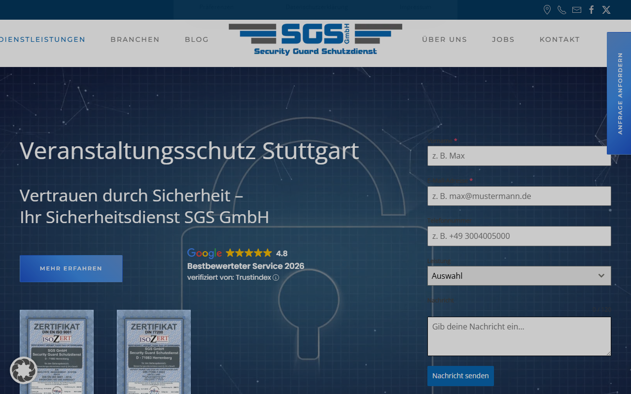 SGS Security Guard Schutzdienst