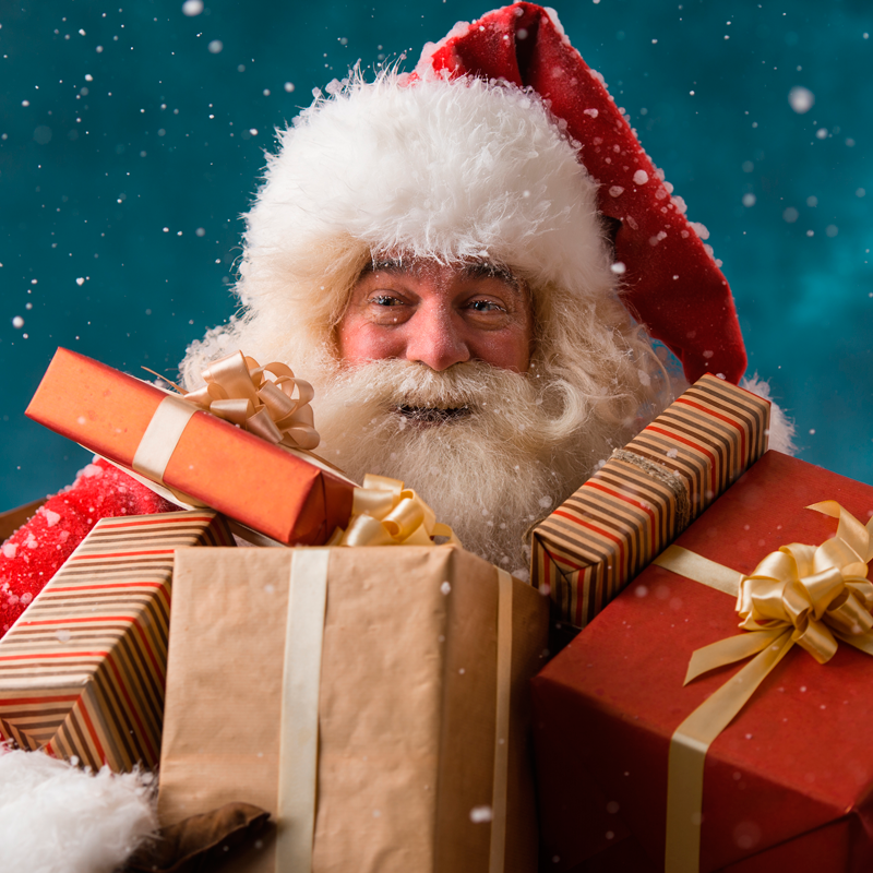 Zeitgenauer Weihnachtsmann