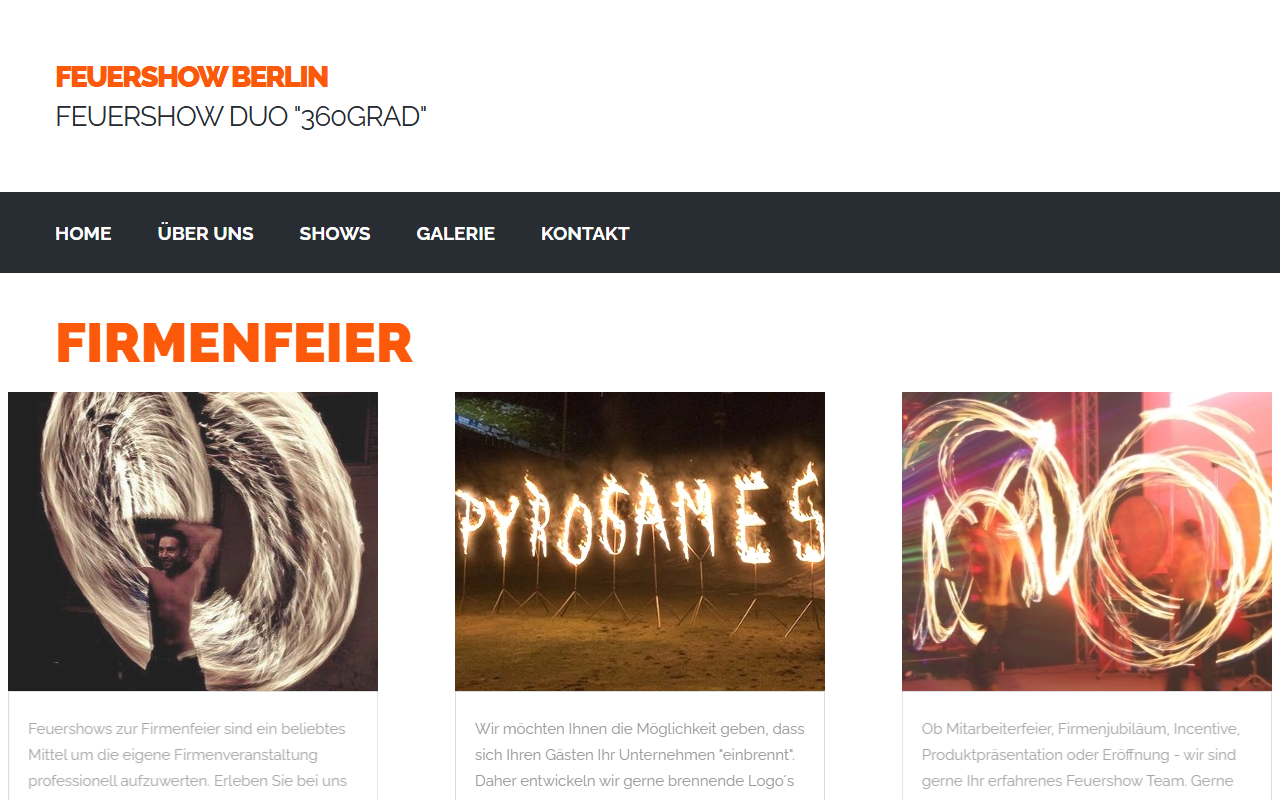Feuershow Berlin