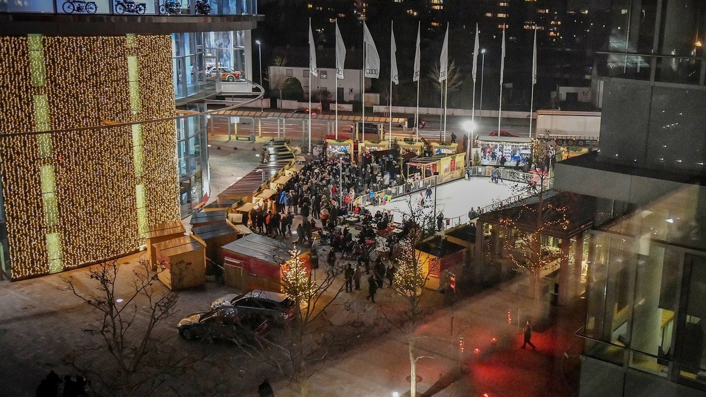 Synthetische Kunsteisbahn 200 m² Eventanlage