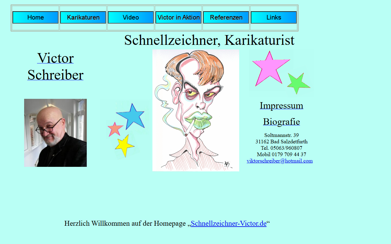 Schnellzeichner Victor Schreiber